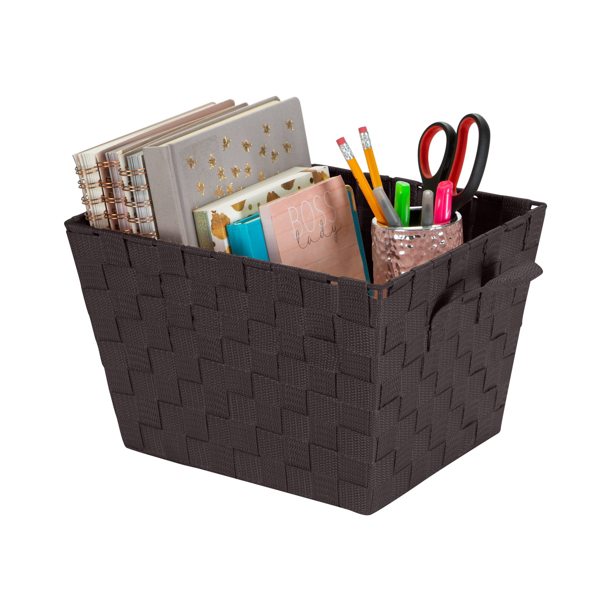 Simplify Small Woven Storage Bin